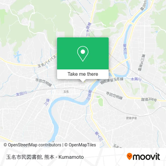 玉名市民図書館 map