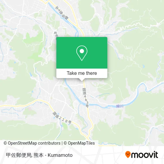 甲佐郵便局 map