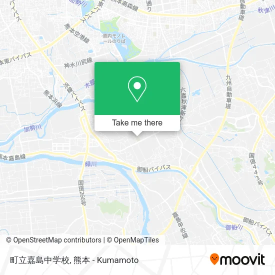 町立嘉島中学校 map