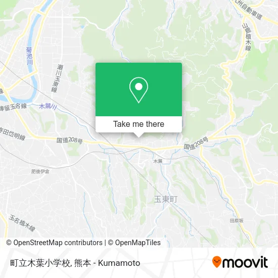 町立木葉小学校 map