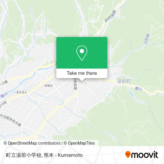 町立湯前小学校 map