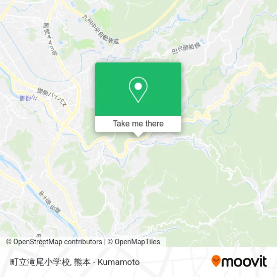 町立滝尾小学校 map