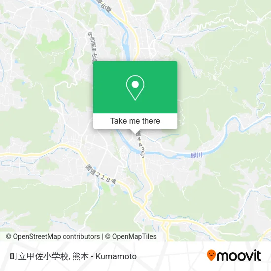 町立甲佐小学校 map