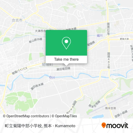 町立菊陽中部小学校 map