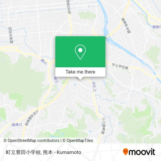 町立豊田小学校 map