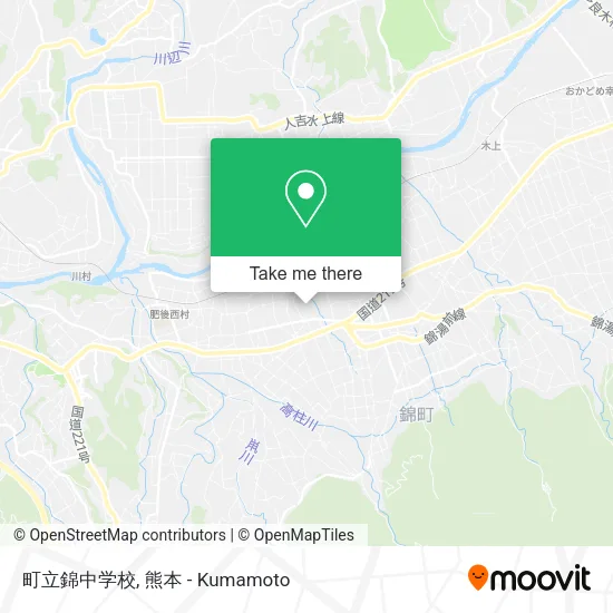 町立錦中学校 map