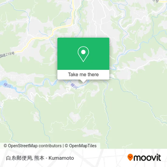 白糸郵便局 map