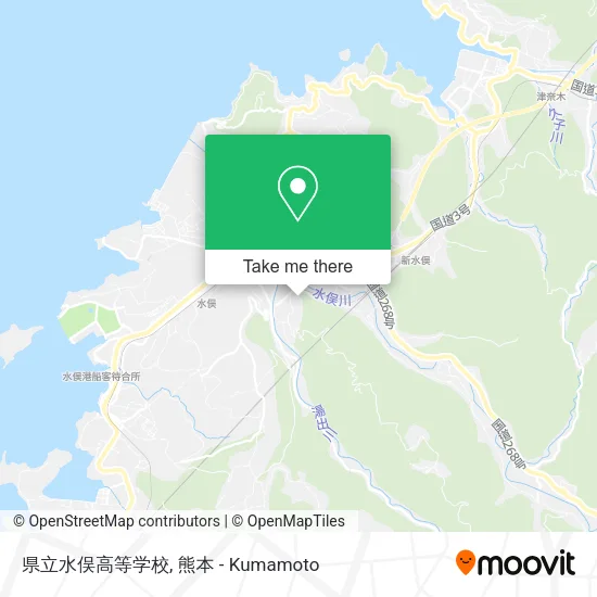 県立水俣高等学校 map