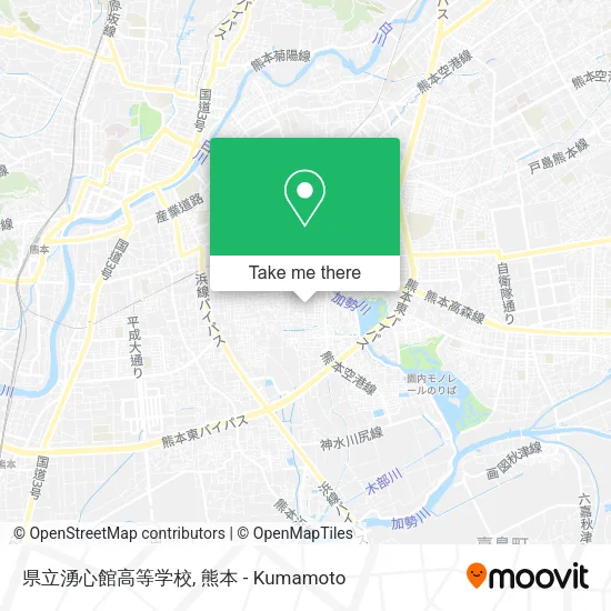 県立湧心館高等学校 map