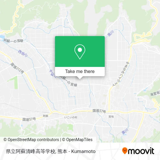 県立阿蘇清峰高等学校 map
