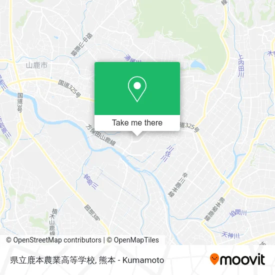 県立鹿本農業高等学校 map
