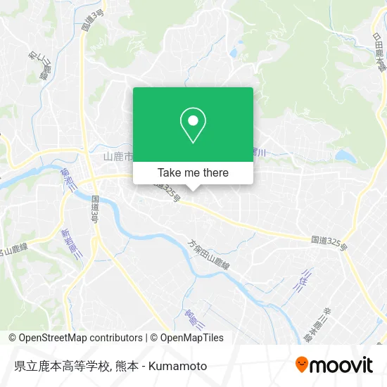 県立鹿本高等学校 map