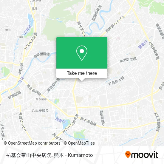 祐基会帯山中央病院 map
