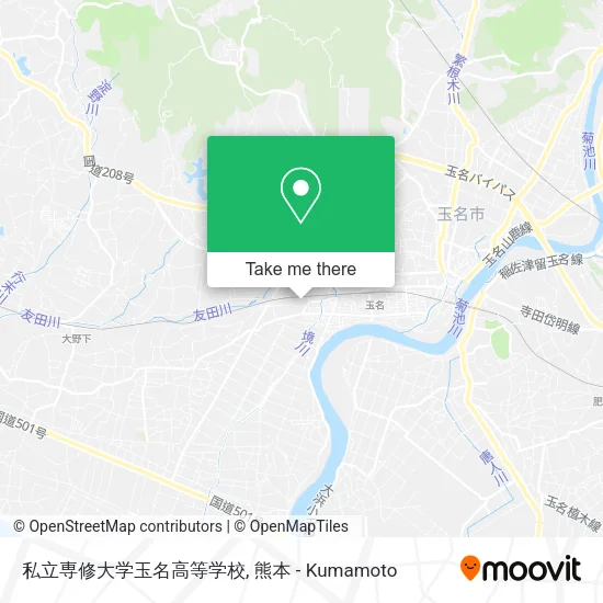 私立専修大学玉名高等学校 map