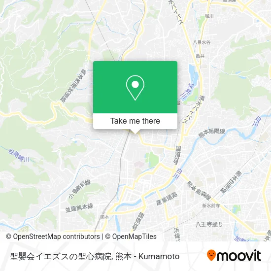 聖嬰会イエズスの聖心病院 map