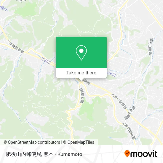 肥後山内郵便局 map