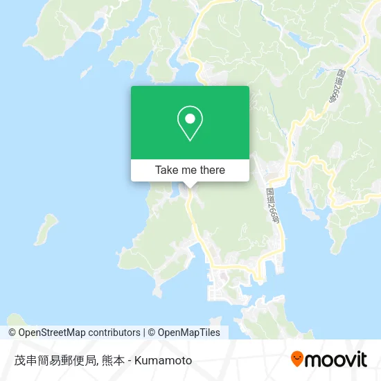 茂串簡易郵便局 map