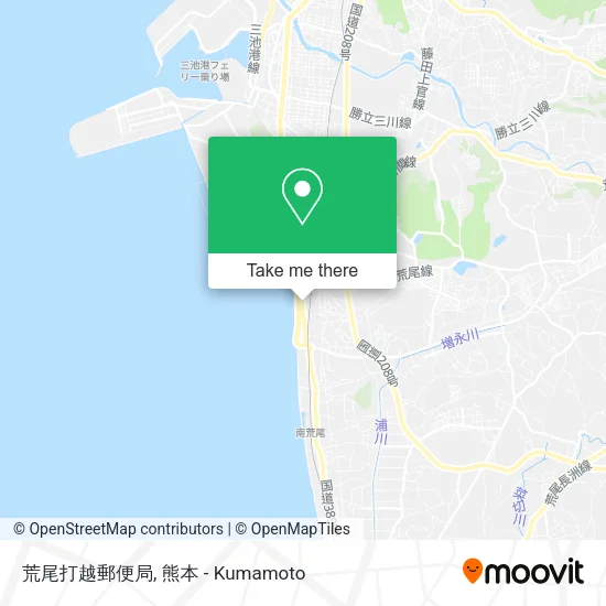 荒尾打越郵便局 map