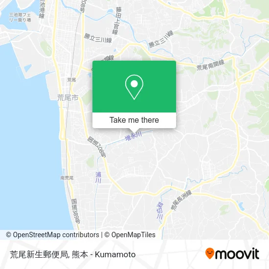 荒尾新生郵便局 map