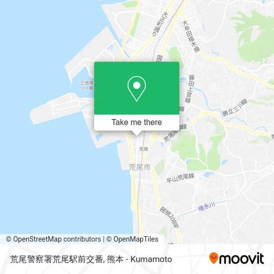 荒尾警察署荒尾駅前交番 map