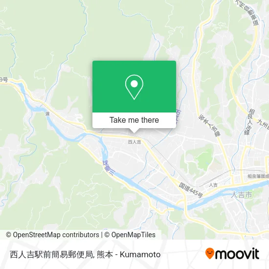 西人吉駅前簡易郵便局 map