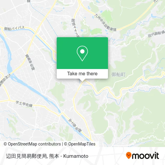辺田見簡易郵便局 map