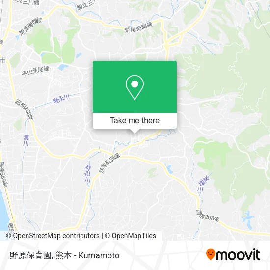 野原保育園 map