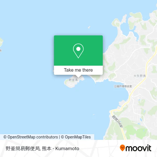 野釜簡易郵便局 map