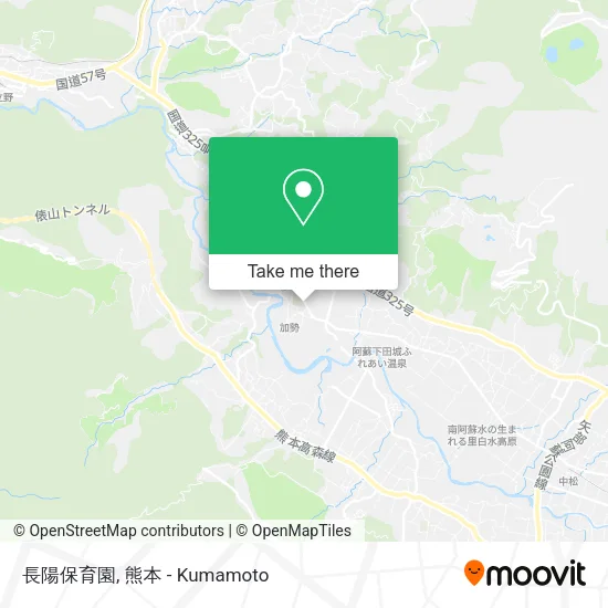 長陽保育園 map