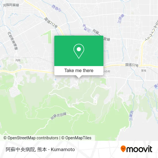 阿蘇中央病院 map