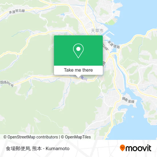 食場郵便局 map