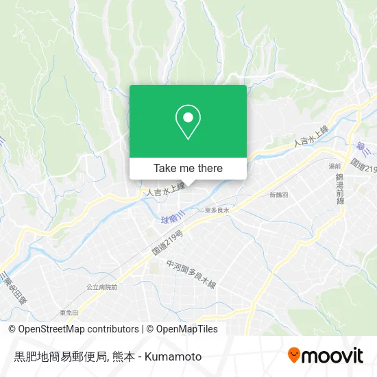 黒肥地簡易郵便局 map