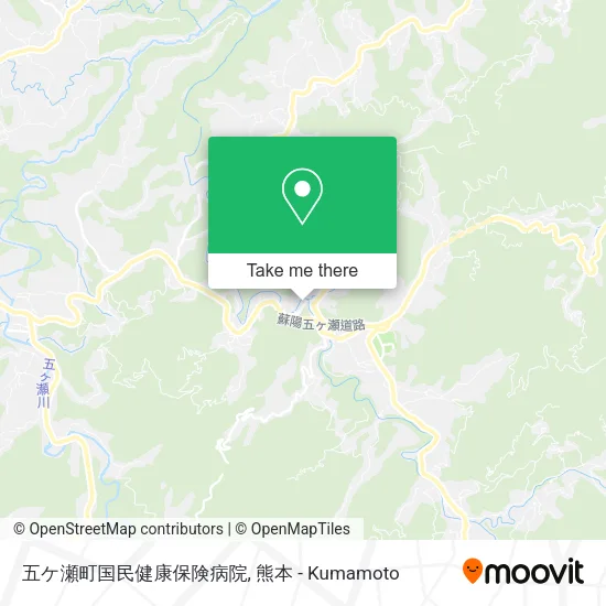 五ケ瀬町国民健康保険病院 map