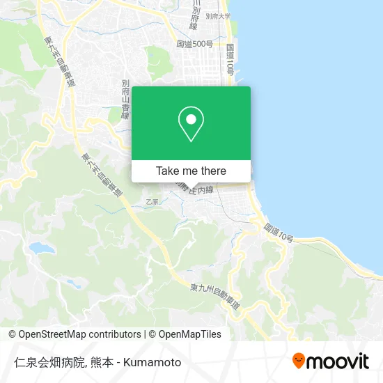 仁泉会畑病院 map