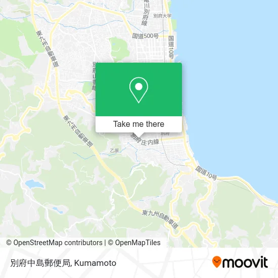 別府中島郵便局 map