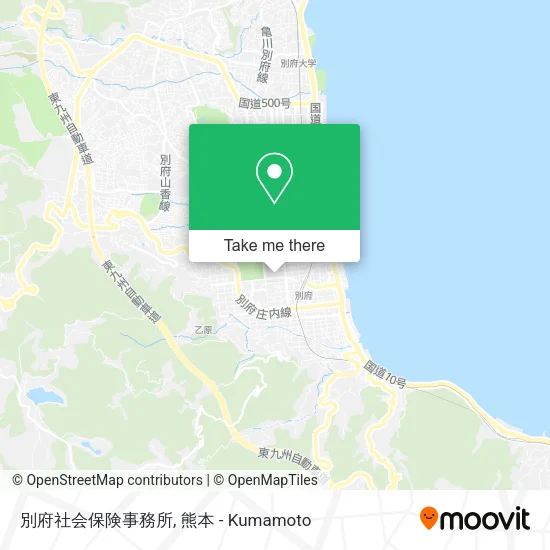 別府社会保険事務所 map