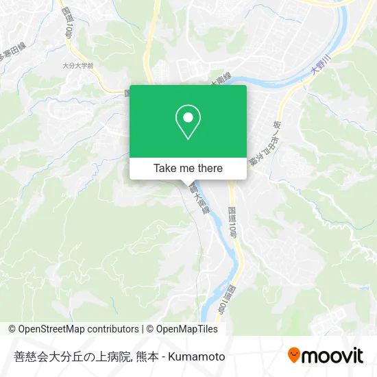 善慈会大分丘の上病院 map