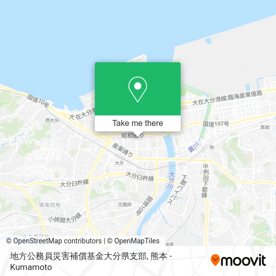 地方公務員災害補償基金大分県支部 map