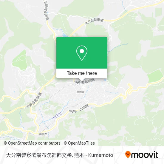 大分南警察署湯布院幹部交番 map
