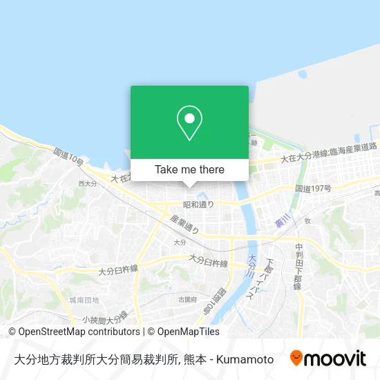 大分地方裁判所大分簡易裁判所 map