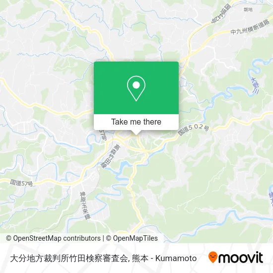 大分地方裁判所竹田検察審査会 map