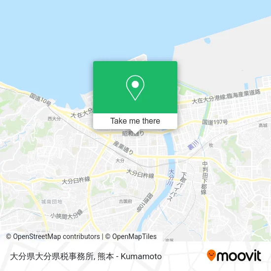大分県大分県税事務所 map