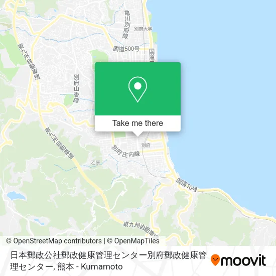 日本郵政公社郵政健康管理センター別府郵政健康管理センター map