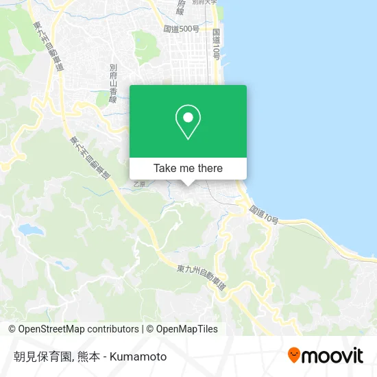 朝見保育園 map