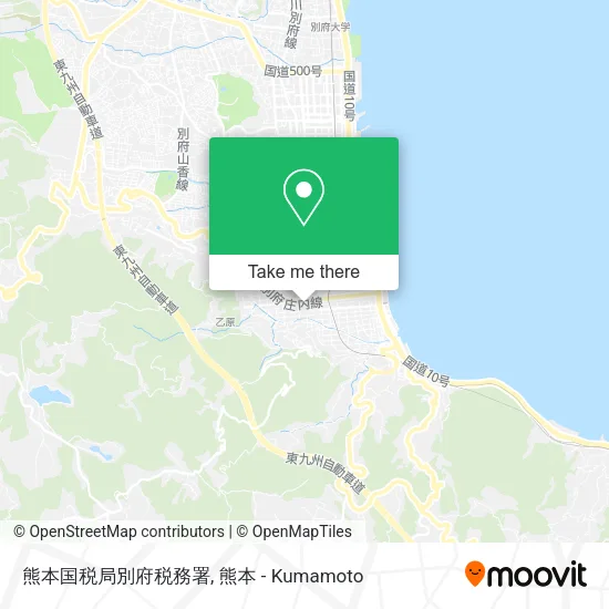 熊本国税局別府税務署 map