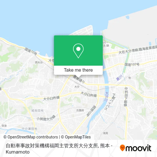 自動車事故対策機構福岡主管支所大分支所 map