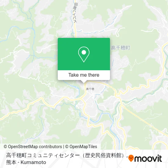 高千穂町コミュニティセンター（歴史民俗資料館） map