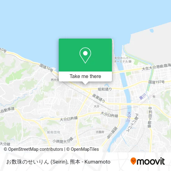 お数珠のせいりん (Seirin) map