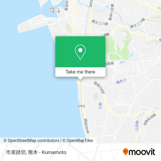 市屋踏切 map
