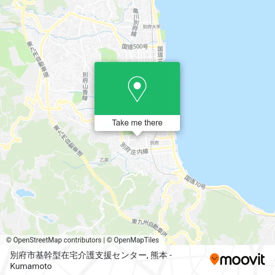 別府市基幹型在宅介護支援センター map